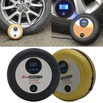 

Digital Electric Mini Tire Inflator Car Auto Air pump Portable Air Compressor Pump 260 PSI Car Air Compressor for Car Motorcycle