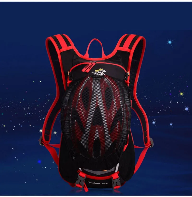 18L Waterproof Breathable Bicycle Backpack Outdoor Sports Riding Travel Mountaineering Hydration Water Bag with Rain Cover (3)