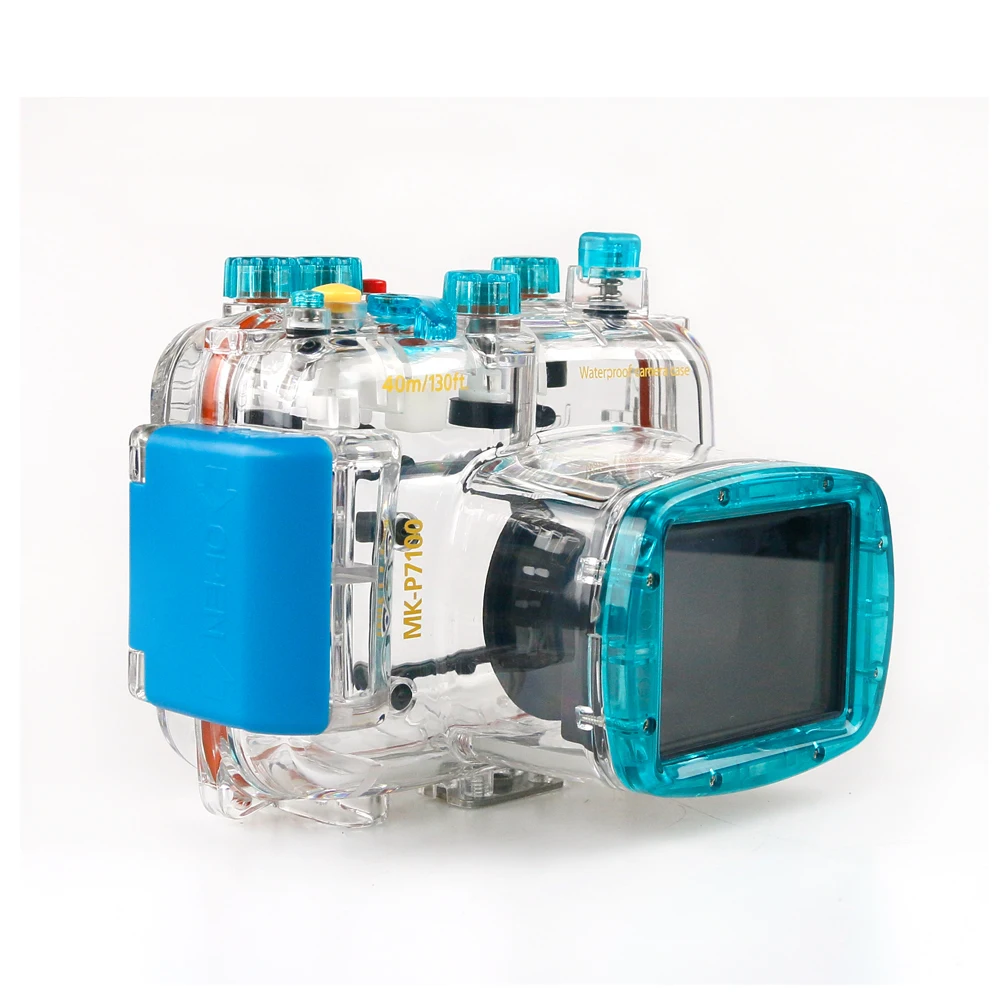 For Nikon P7100 Camera 18-55mm Underwater Housing Waterproof Case Water Sport Impermeable Protect Camera Cover Depth Rating 40m For Nikon P7100 Camera 18-55mm Underwater Housing Waterproof Case Water Sport Impermeable Protect Camera Cover Depth Rating 40m