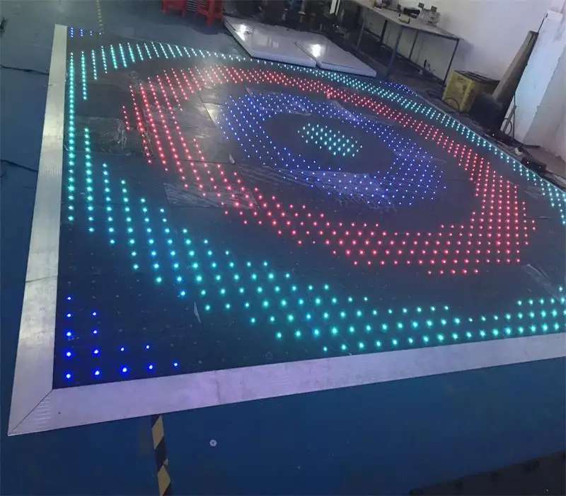 16x16ft Портативный Led видео танцпол RGB для Свадебная вечеринка в стиле диско