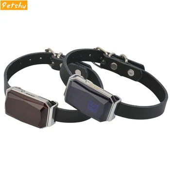 

Petshy New Pet GPS Tracker Collar Mini Waterproof Real time Locator GPS+LBS+WIFI Location for Dog Cat Tracking Geofence