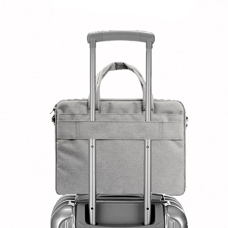Linen Laptop Bag 13 14 15 Inch Messenger Handbag Case For Apple MacBook Air Pro 15.6 High Capacity Laptop Case Free Shipping (6)