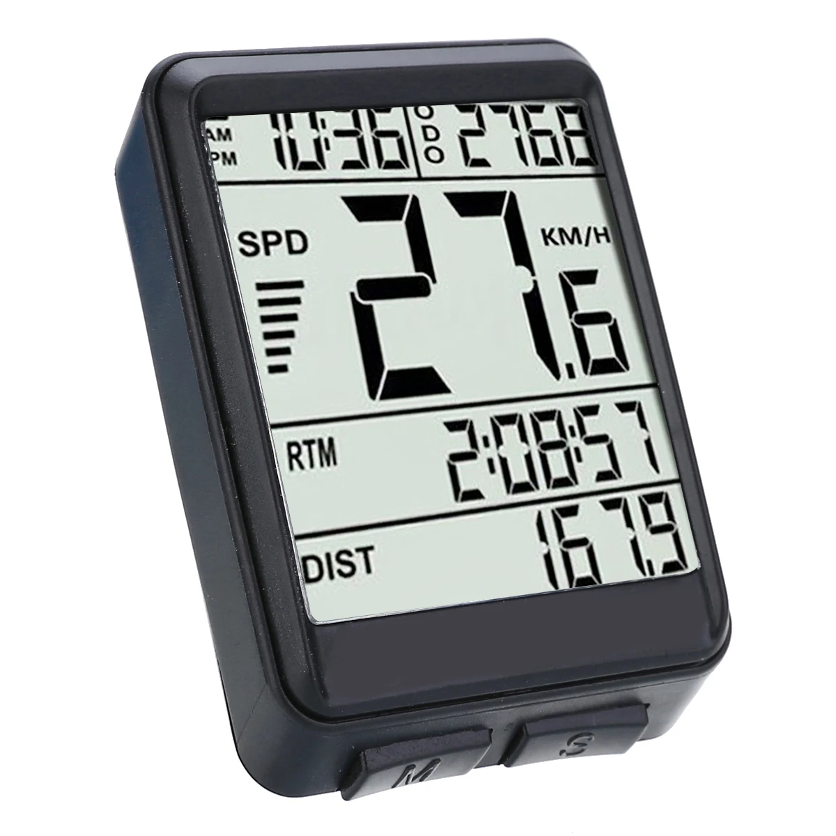 Multifunctional Bicycle Computer Waterproof LCD Bicycle Computer Wireless Cycling Speedometer Odometer For Outdoor Riding Travel