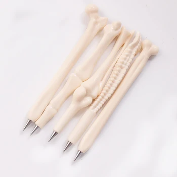 

5 PCS Novelty Bone Shape Ballpoint Pen Blue Ink Pen Creative Ball Pen Doctor Nurse School Office Stationery Gift