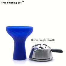 Одна ручка Chicha Caloud для головы кальяна синяя чаша Narguile Nargile курительная трубка-кальян аксессуары Cachimba дым TWAN0356