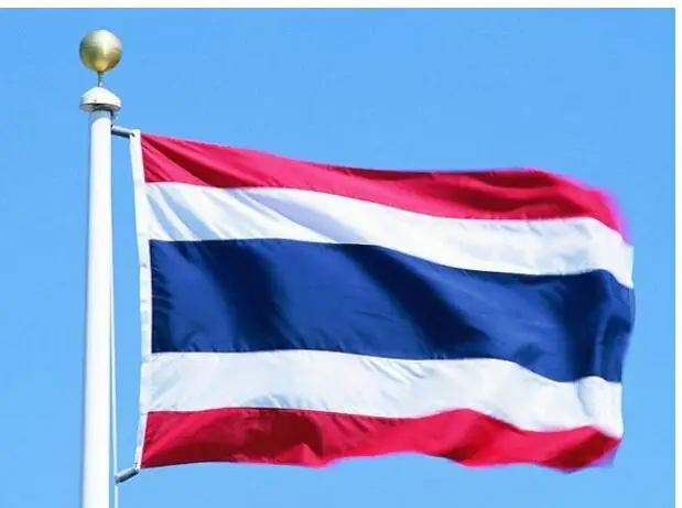 aerlxemrbrae флаг Таиланда 90*150 см Подвесной флаг для домашнего декора - Цвет: Синяя и белая полоса