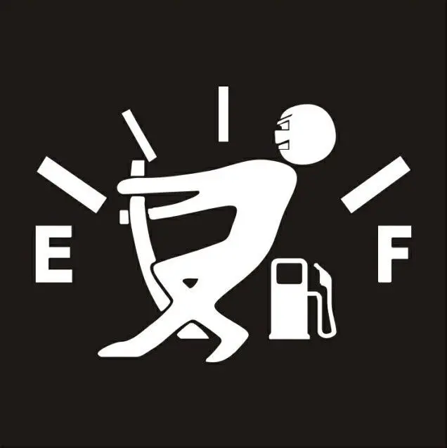 

1Pcs JDM Decal Funny Gas Fuel Tank Cap Cover Vinyl Sticker