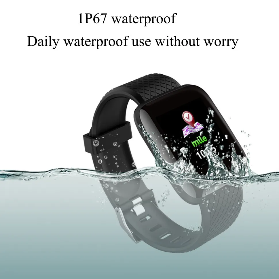 YEINDBOO новые D13 умные часы с сенсорным экраном кровяное давление пульсометр трекер часы спортивные обнаружения Смарт часы для IOS Android