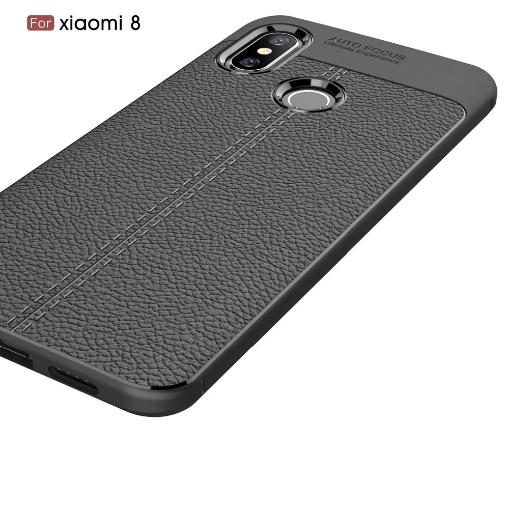 Rjust мягкий чехол TPU для Xiaomi mi 8 SE 6 5X 6X Примечание 3 Макс 2 X S ультра тонкий кожаный
