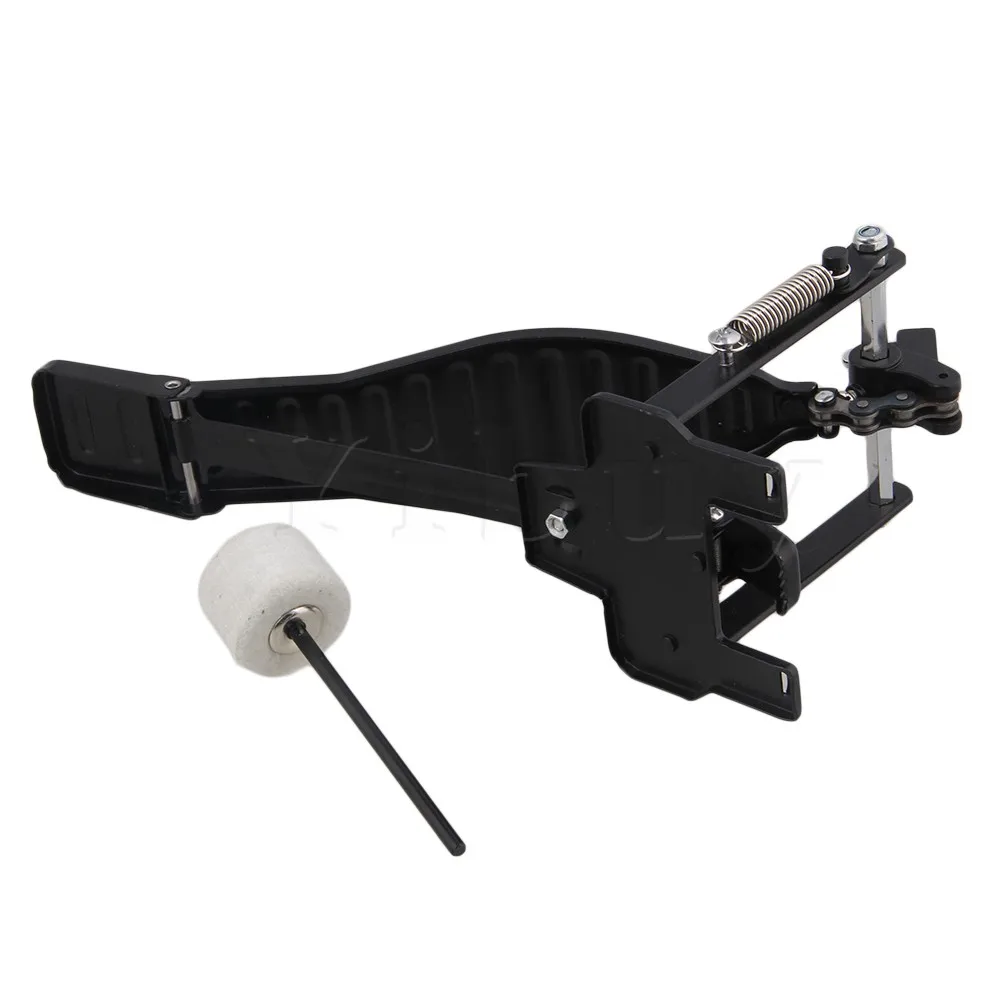 Yibuy Black Shelf drum Pedal and Drumstick for Children Rack Drums Repair Kit 