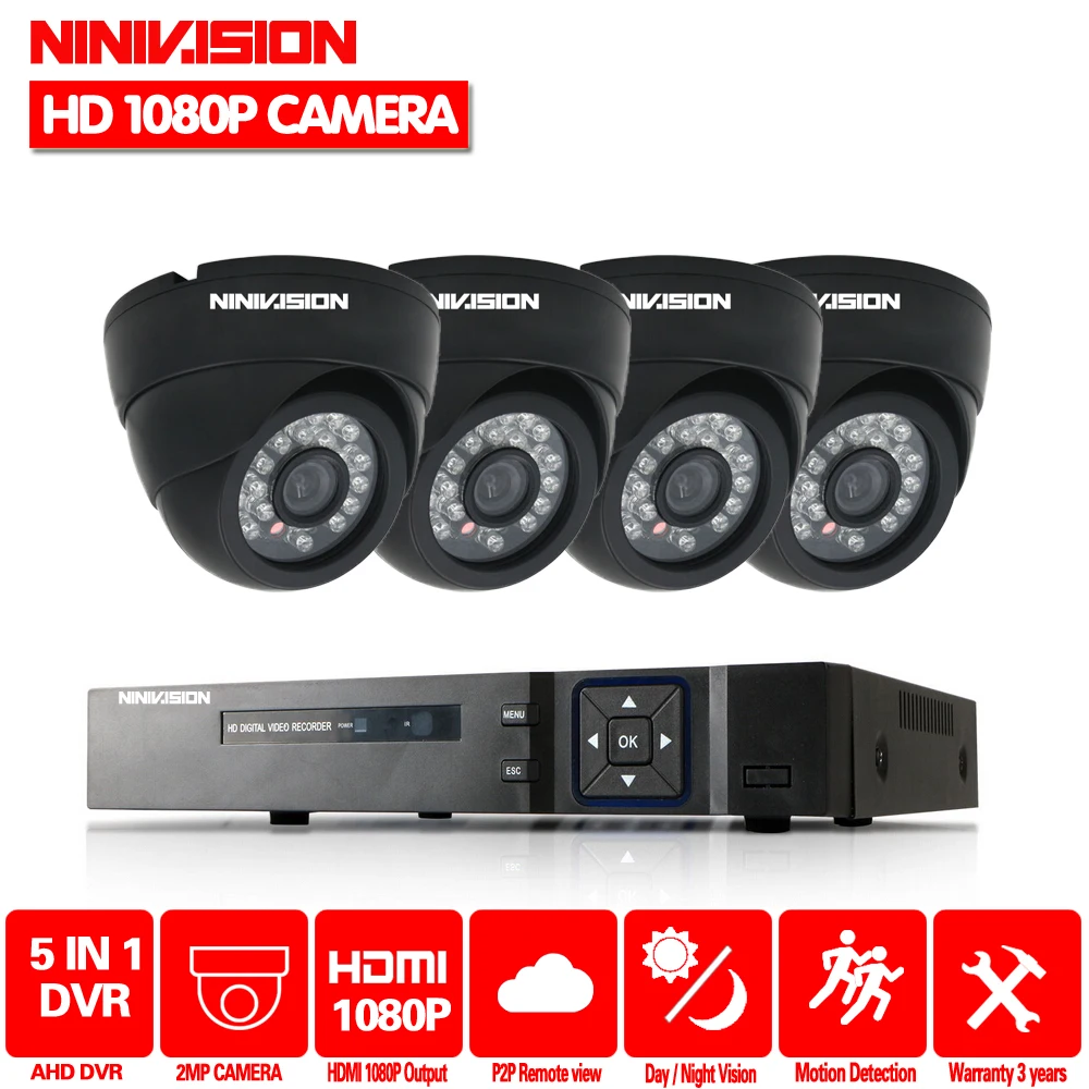 CCTV 4 Channel AHD AHD NH DVR P2P HDMI H. 264 Hybrid DVR Video