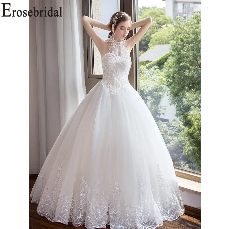 halter wedding dress 2019