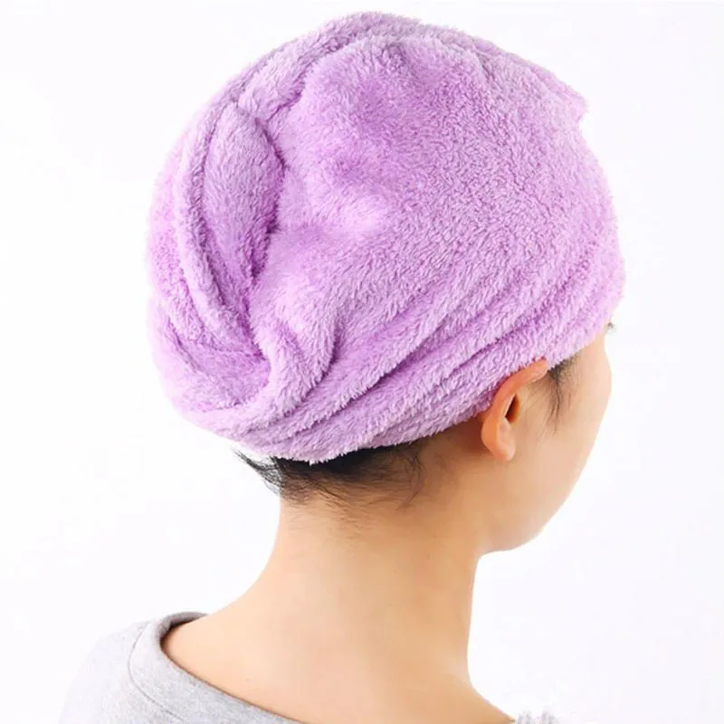 Женская ванная комната супер абсорбент быстросохнущее полотенце из микрофибры полотенце для волос сухая шапка полотенце XH8Z
