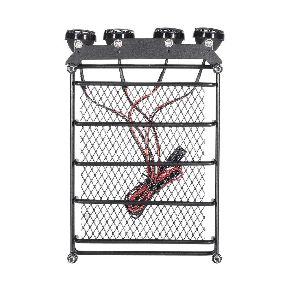 RC Car 110 Roof Rack Luggage Carrier Led Light Bar for Short-Course Cars Crawler HPI TAMIYA CC01 AXIAL SCX10 RC4WD D90 REDCAT (2)