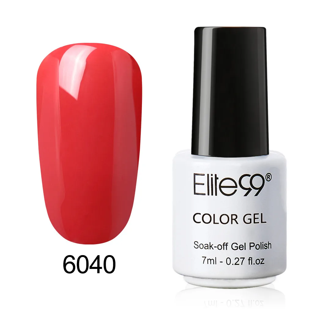 Elite99 7 мл 3 в 1 УФ-гель замочить от УФ-гель для ногтей one step для ногтей без необходимы вещи наивысшего Базовое покрытие для ногтей, с изображением, семиперманентный - Цвет: YBJ6040