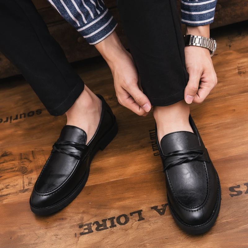 men designer formal leather shoes slip on unique dress male footwear wedding italian luxury brand elegant oxford shoes for men (27)