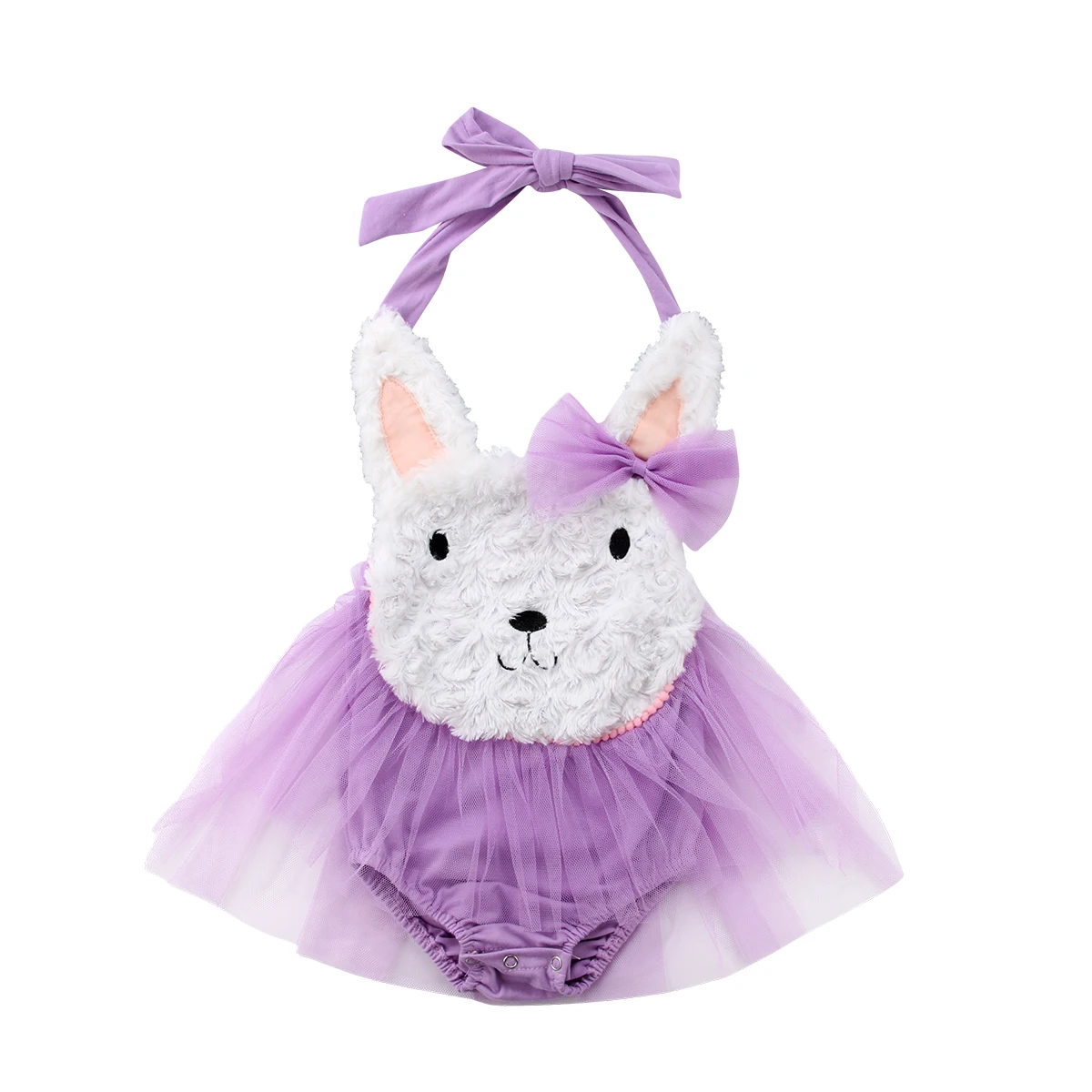 

Infant Summer Baby Girl Kid Flower Lace Sheep Sleeveless Bodysuits Jumpsuit Tutu Dress Clothes Size 0-24M