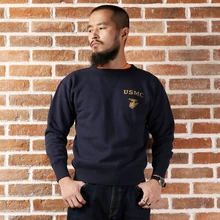 Neue ankunft langhülse mans USMC vintage dünne 550gsm super heavy pullover hoodie