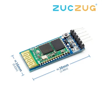 

HC05 HC06 HC-05 HC-06 master-slave 6pin JY-MCU anti-reverse, integrated Bluetooth serial pass-through module wireless
