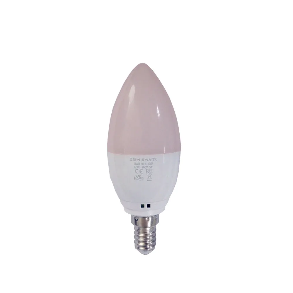 

Candle Light E14 Bulbs Led Dimmer RGBW Colorful Voice Control by Alexa Echo Google Home 2.4G WiFi Control by APP Home Automation