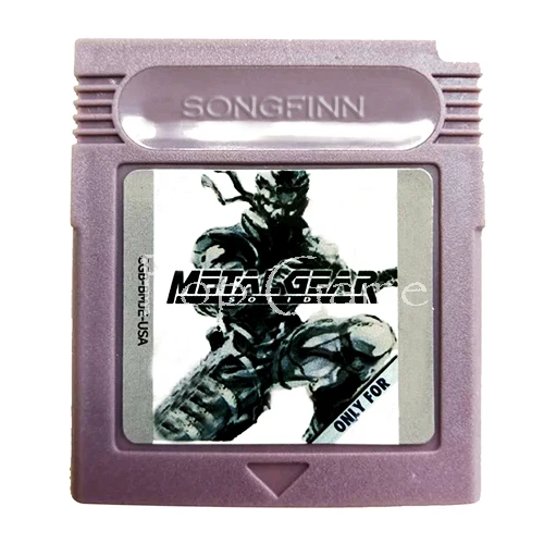 

Metal Gear Solid Game Cartridge Accessories for 16 Bit Video Game Console