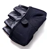 Gants demi-doigt en cuir véritable de mouton pour hommes et femmes, fins, respirants, pour Sports de plein air, Fitness, conduite, A57 ► Photo 2/6