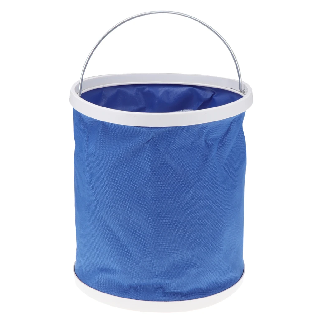 

1 Pcs 11 L Portable Folding Bucket Collapsible Multifunctional Folding Outdoor Bucket Basin For Boat Car Yacht Truck Etc