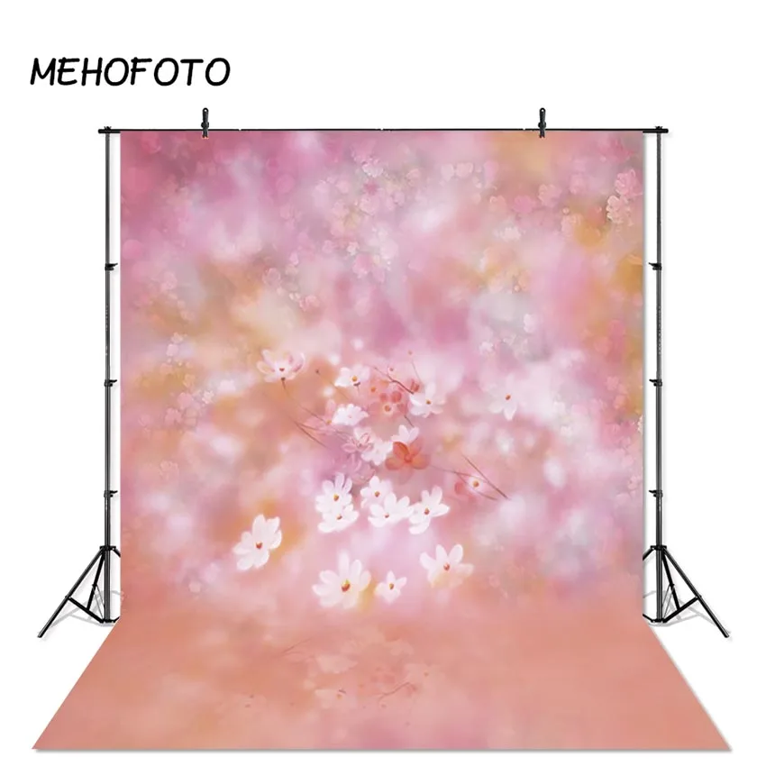 Floral Photo Booth Backdrop Newborn Portrait Photography Background for Pictures Flower Baby Studio Backdrops | Электроника