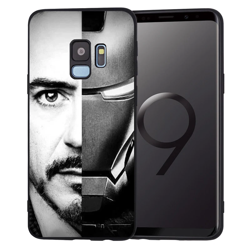 Мягкий чехол Marvel для samsung Galaxy Note 9 8 S9 S8 S10 Plus S7 Edge S10 Lite Venom Deadpool Человек-паук защитная задняя крышка - Цвет: 09