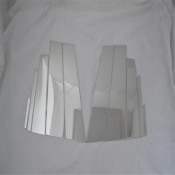 

WELKINRY car auto cover styling For Peugeot 3008 2013 2014 2015 stainless steel window middle column pillar sticker molding trim