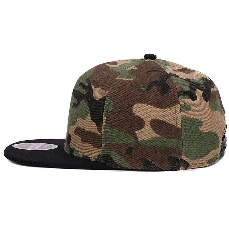 HATLANDER Камуфляж snapback cap полиэстер пустой плоский camo бейсболка без вышивки мужские шапки и шляпы для мужчин и женщины