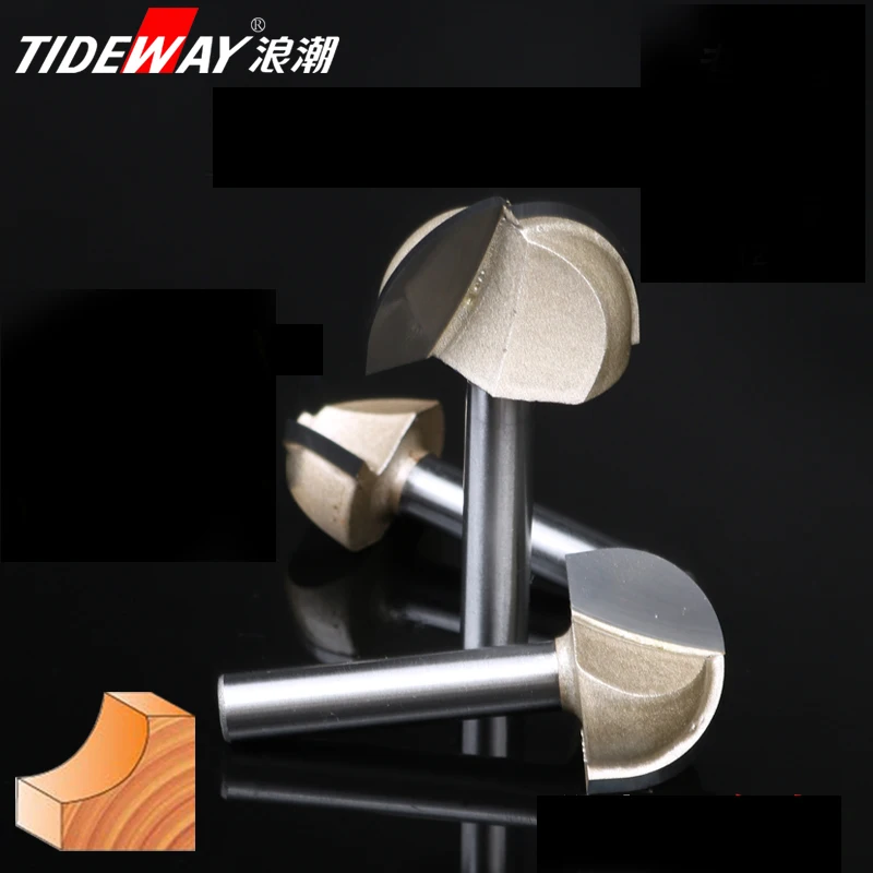 Tideway 1/2 &quot1/4&quot хвостовик двойной фреза для отделки кромки биты деревянной бухты