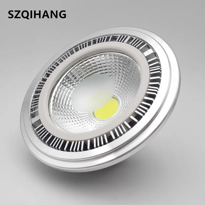 

15W GU10 LED Spotlight QR111 Dimmable COB LED Bulb G53 Spot Light AC85-265V AR 111LED Light ES111 Spotlights Drop shipping
