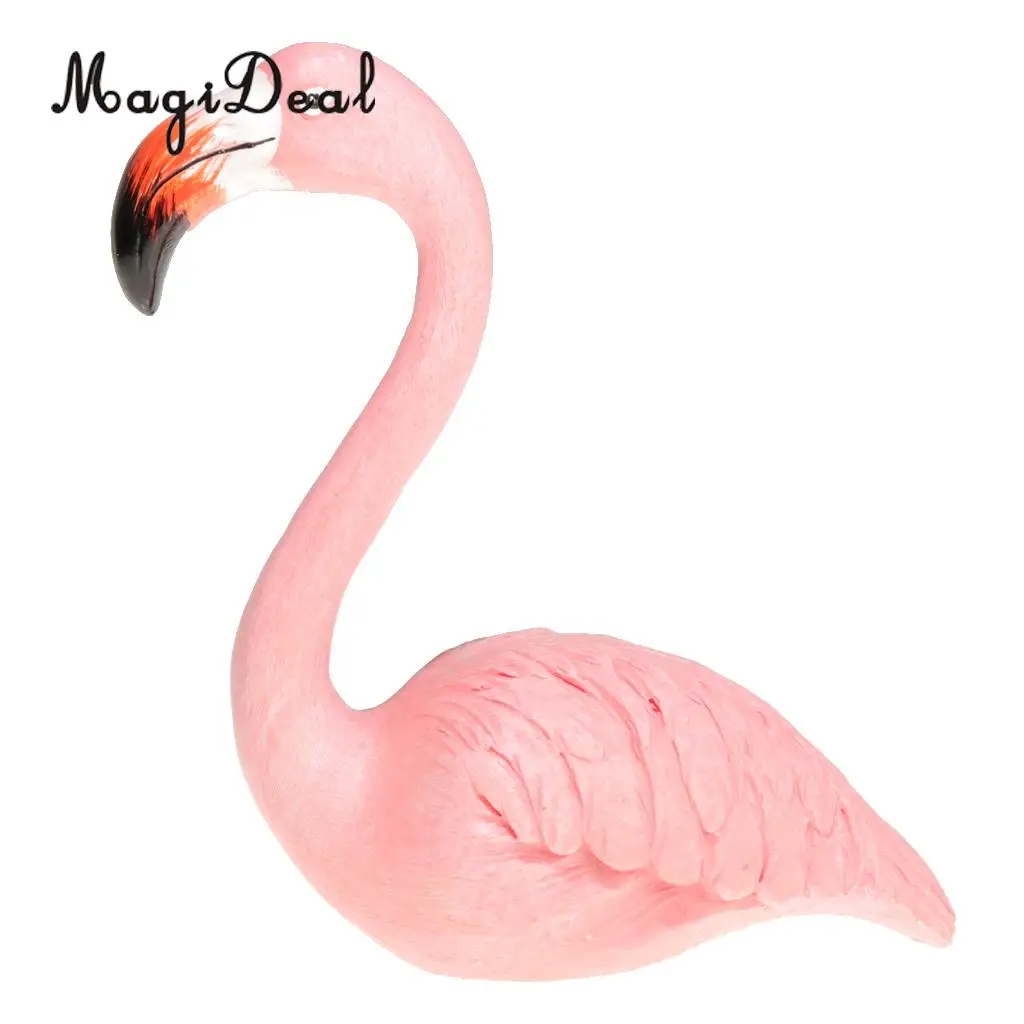 Chic Flamingo Ormament Figurines Sculpture Wedding Decor Home Decoration 8 Styles 8-15cm, Pink