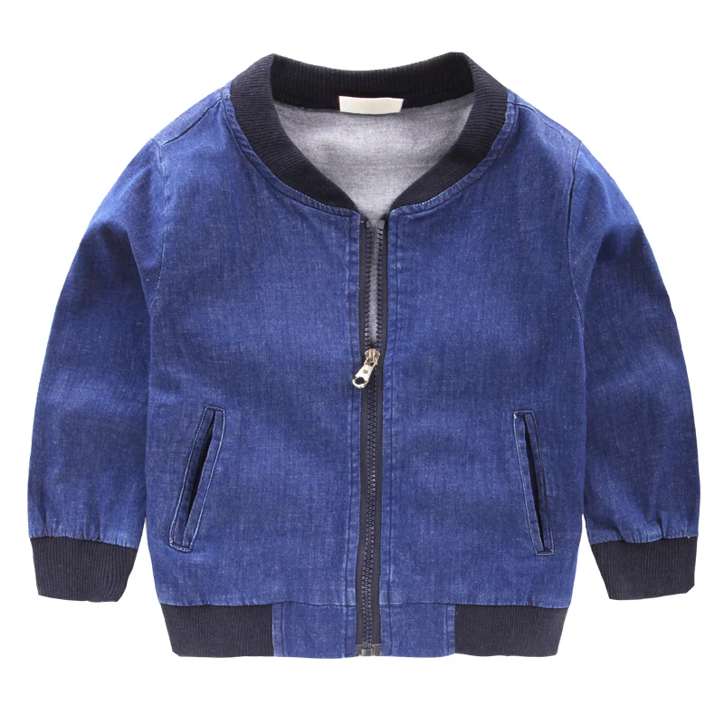 Classic Children Jeans Outerwear Little Boys Denim Jacket Spring Autumn