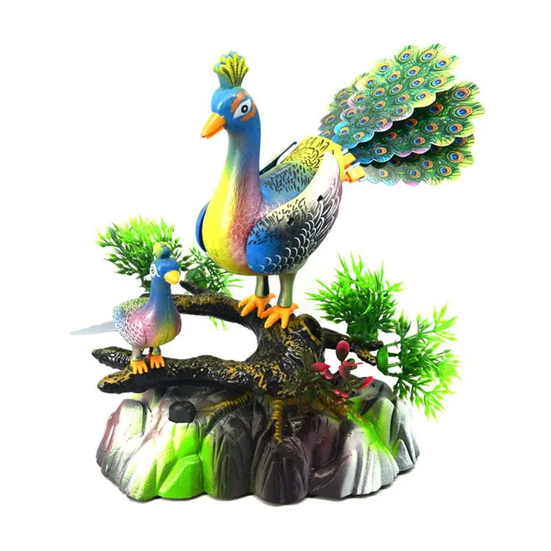 Buy Newest Electric Sound Control Peacock Toys Sounds