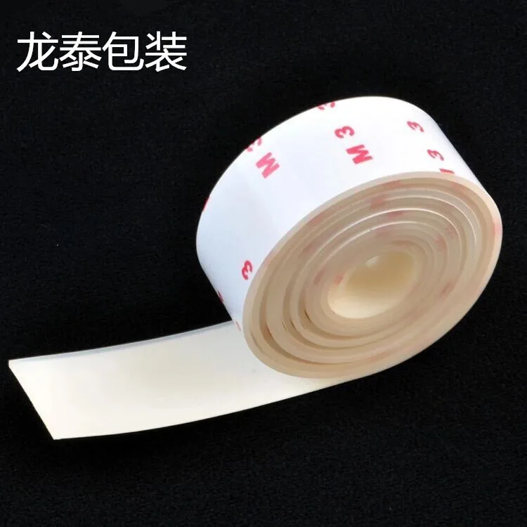 5cm*1m White anti slip silicone rubber plastic bumper damper shock