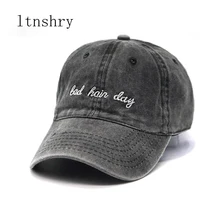 2019new mal día de lavado gorra de béisbol de las mujeres gorro para hombre Casual Snapback carta papá sombrero de verano de algodón ajustable hueso hombre