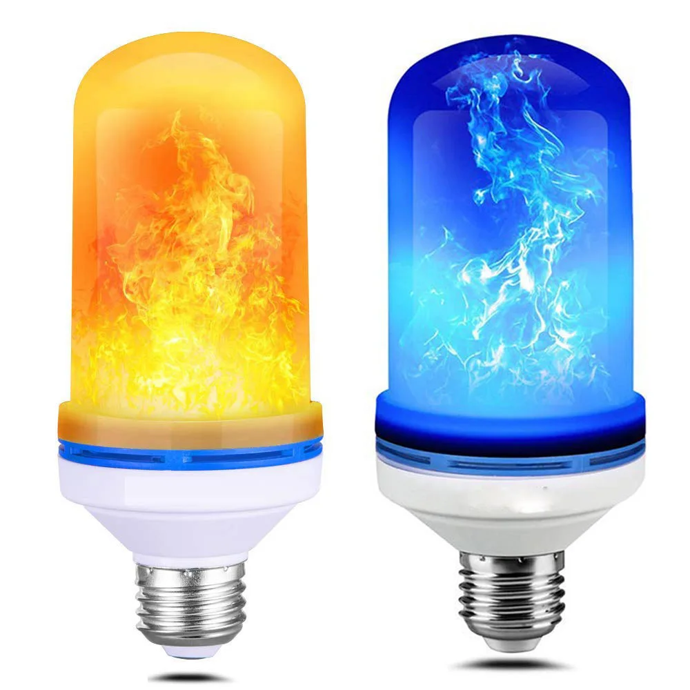 Светодиодная лампа mycyk с эффектом пламени 9 Вт E27 E26 B22|Светодиодные лампы и трубки|