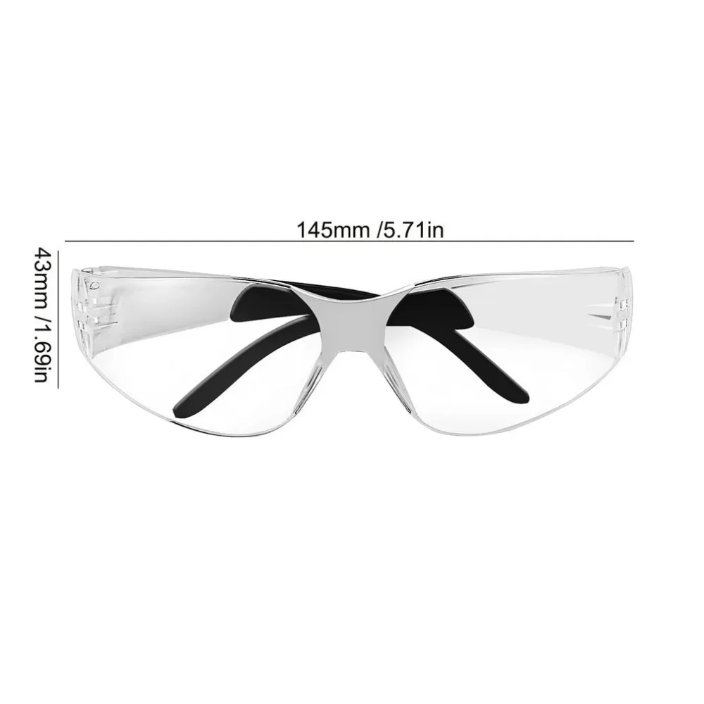 Прозрачные защитные очки, защитные очки, устойчивые к царапинам, защита от пыли и ветра, высокая прочность, ударопрочность