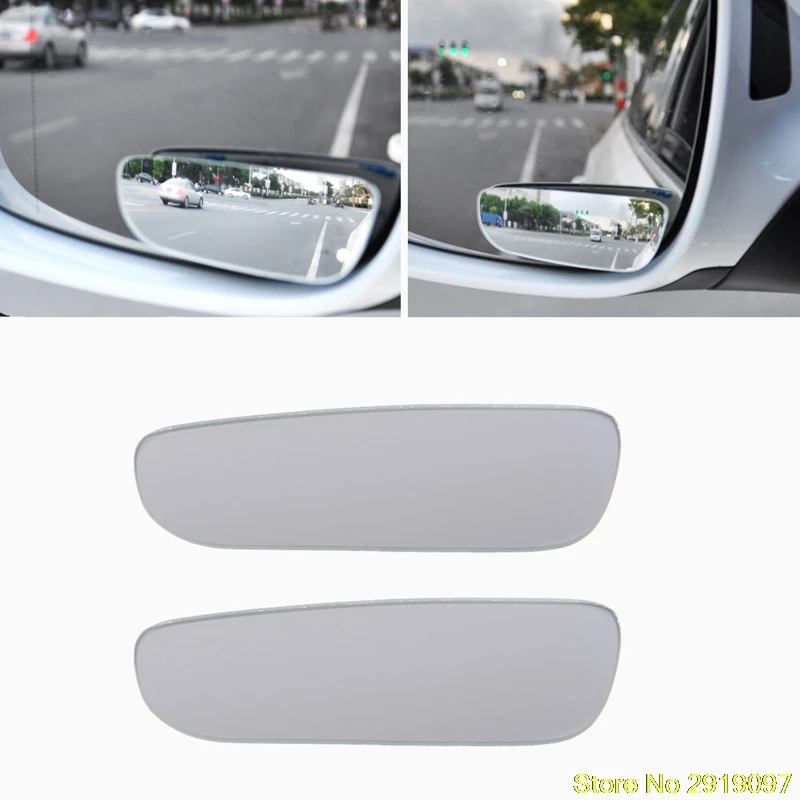 

New Arrive 1Pair Adjustable Frameless Wide Angle Convex Blind Spot Rearview Car Mirror Drop Shipping Support