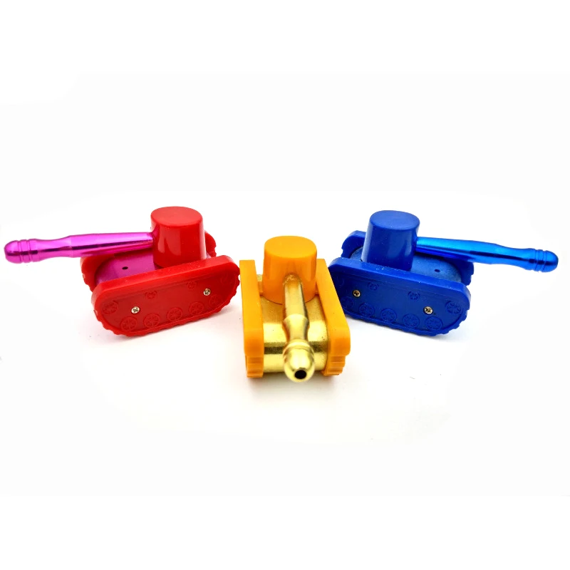

High-grade Tank Metal Pipe Rasta Gift Tobacco Pipe Smoking Pipes Gift Mill Smoke Narguile Gift Grinder Gift Grinder Smoking Set
