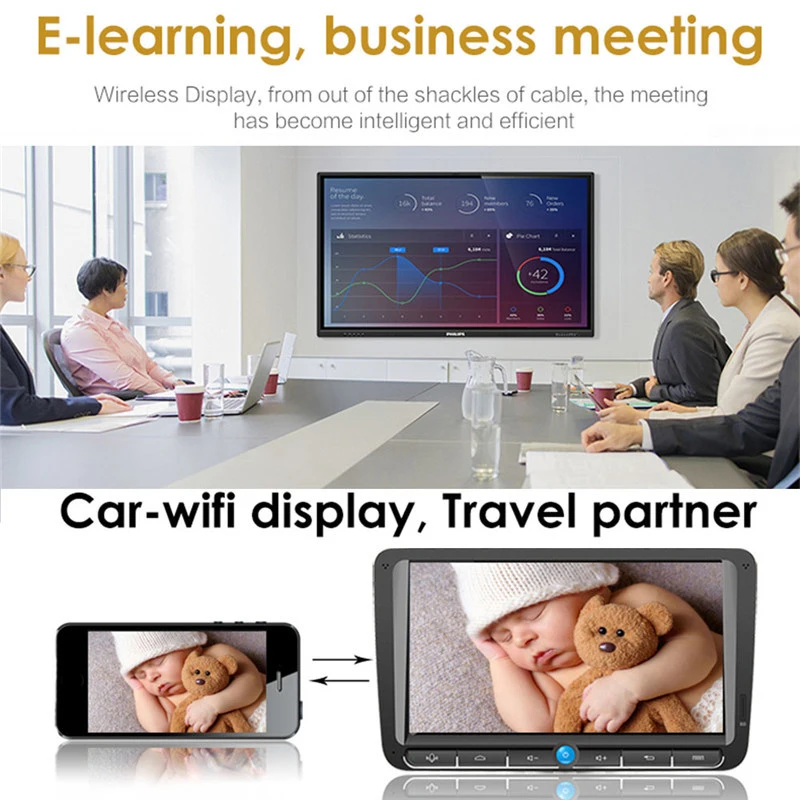 HFLY anycast M2 plus tv stick android wifi адаптер hdmi ключ Поддержка DLNA Airplay dlna mirascreen 1080P|SmartTV-стики и