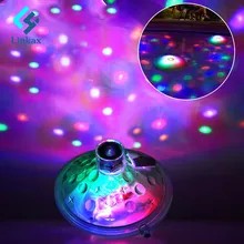 Водонепроницаемый фантастический RGB подводный светодиодный светящийся свет шоу Пруд бассейн спа ванна плавающая лампа для дискотеки вечерние DJ аквариумный Декор лампа