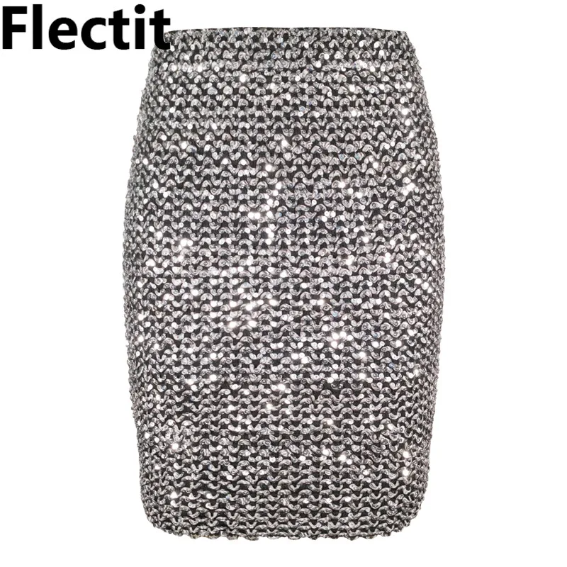 Юбка Flectit женская с золотыми блестками по фигуре|bodycon pencil skirt|mini skirtpencil skirt |