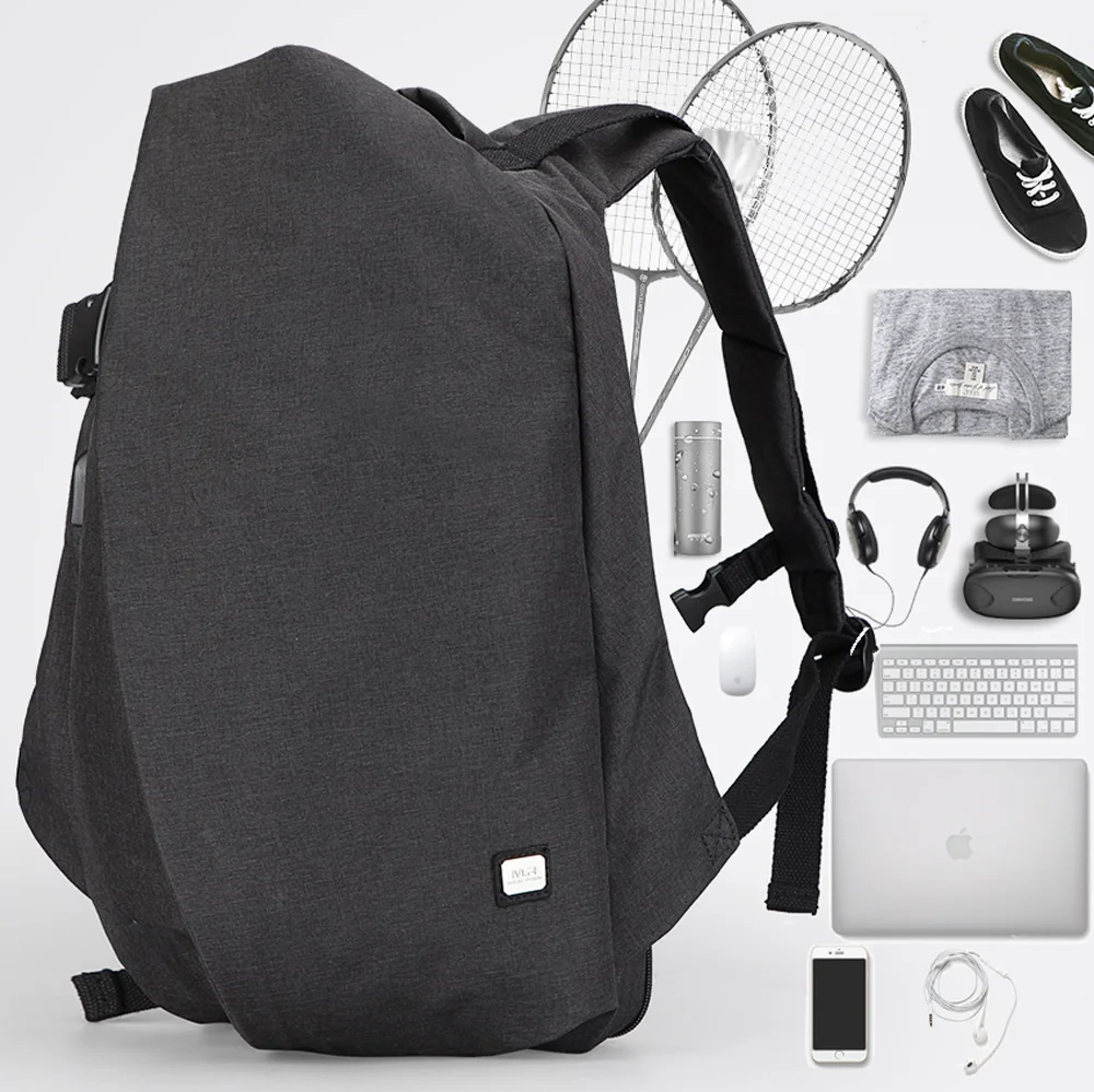 2019 Mark Ryden nueva llegada de los hombres de 16 pulgadas ordenador portátil mochilas para Adolescente de moda Mochila viajes de ocio Mochila escolar