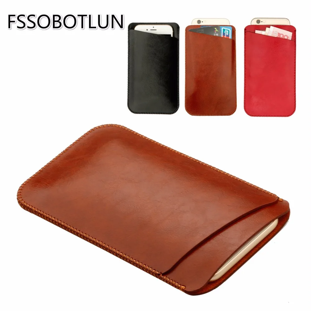 

For Homtom HT10 Case Luxury Double layer Microfiber Leather Phone sleeve Cover Pouch Pocket with Card Slot