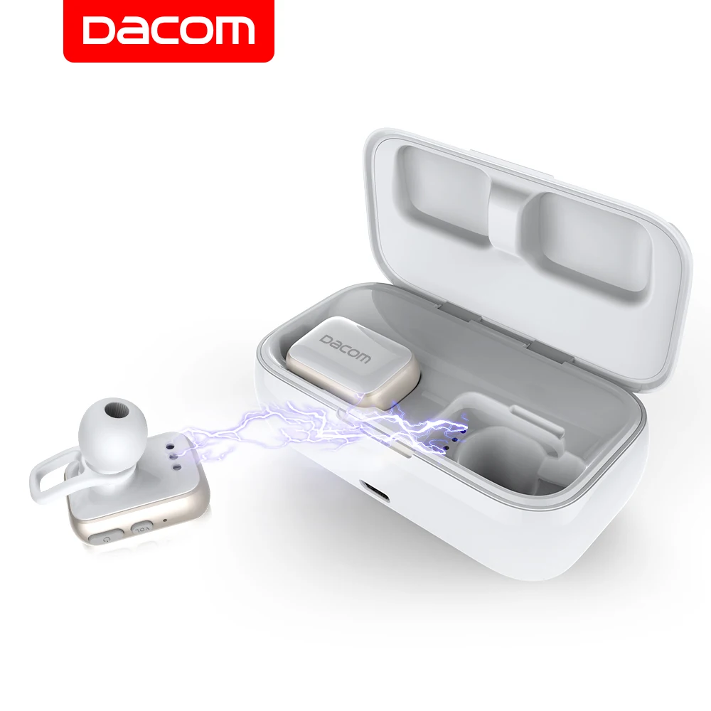 Dacom GF8 TWS Bluetooth наушники настоящие беспроводные Pods Близнецы стерео звук спортивные