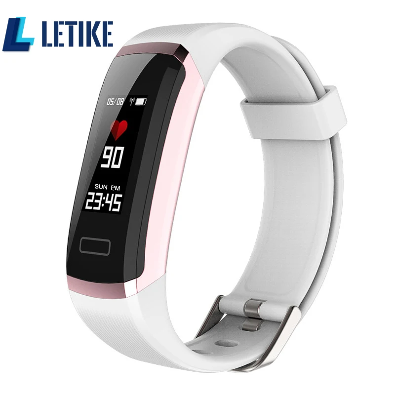 Letike цветной экран Смарт браслет GT101 24 часа пульсометр фитнес трекер Bluetooth