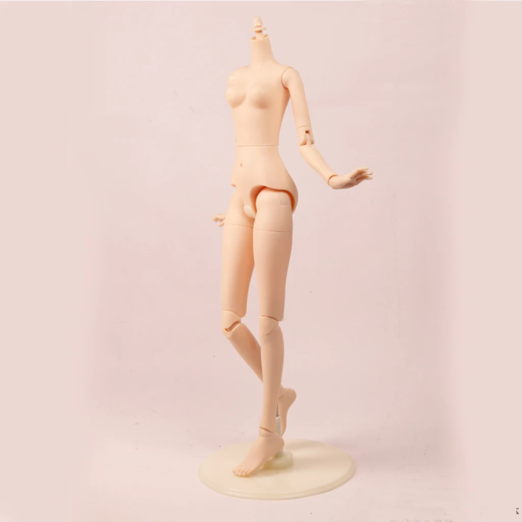 Adjustable 1/3 1/4 Doll Display Stand Holder for BJD Doll Accessories White